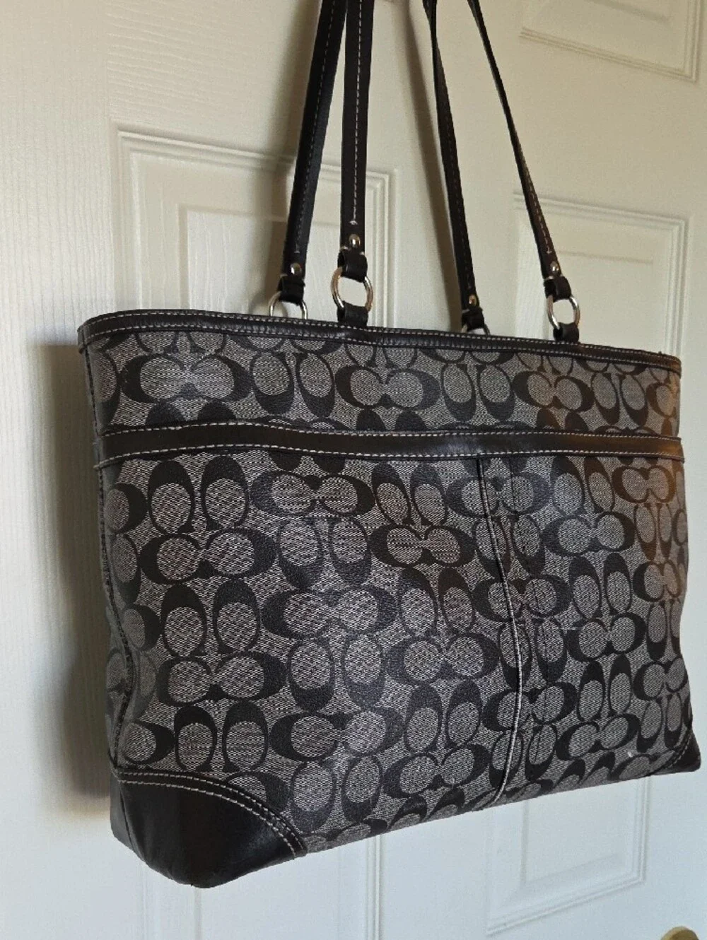 Coach Chelsea Heritage Stripe Tote Bag